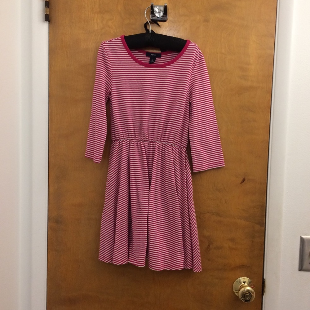 💝 Gap Girls pink striped dress 💝